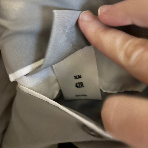 Express Light Grey Suit Slim - Picture 4 of 8